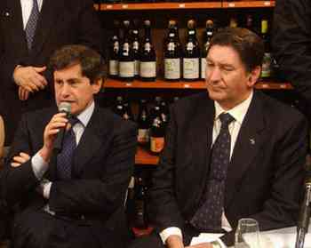Il Presidente Lupi a fianco del Ministro Alemanno