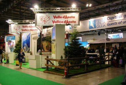 Lo spazio espositivo della Val d'Aosta