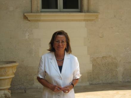Il presidente della Casa dell'Olivo Anna Trono