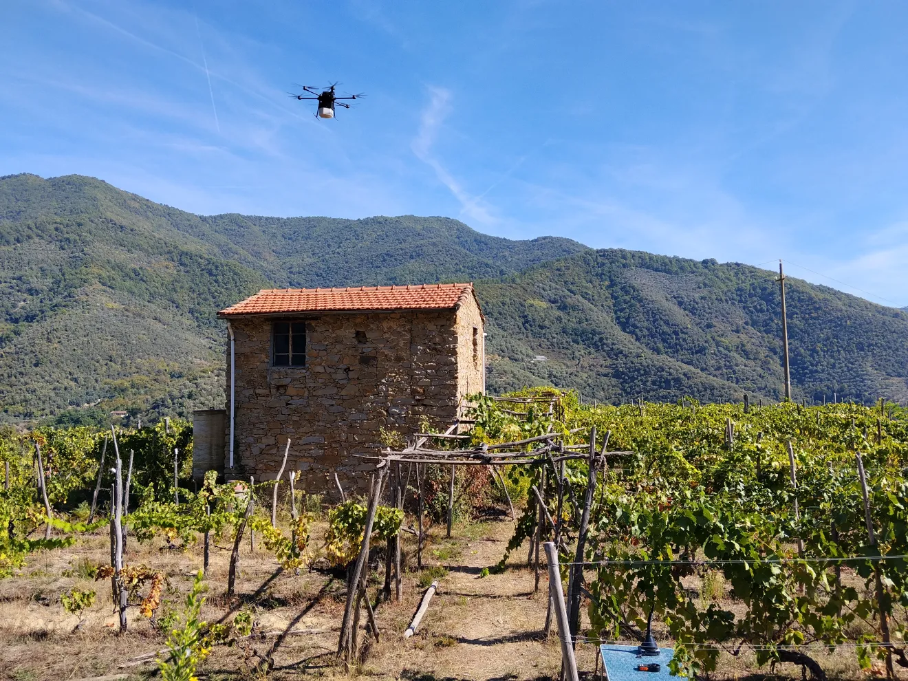 Droni tra i filari: al via i test con droni d'avanguardia per il Progetto DROLig