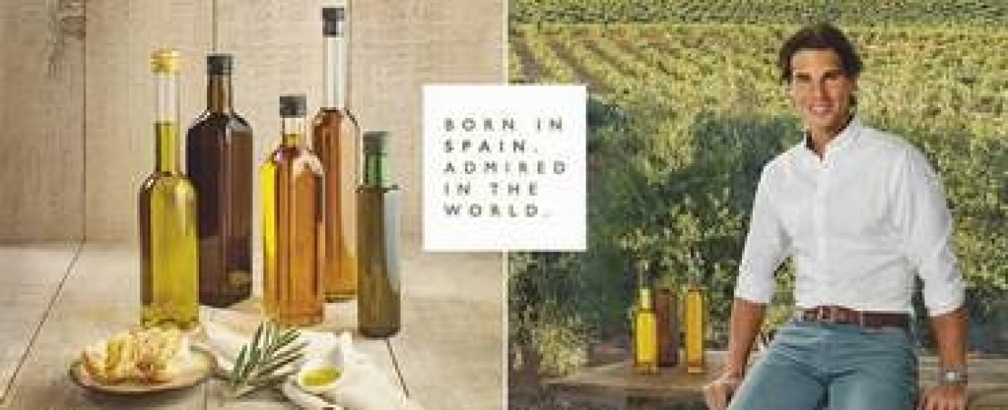 Rafa Nadal testimonial dell'olio d'oliva spagnolo per due anni