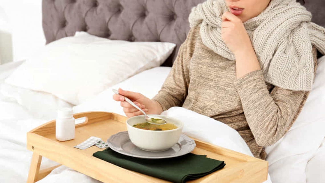 Un'alimentazione corretta aiuta a ridurre i sintomi dell'influenza