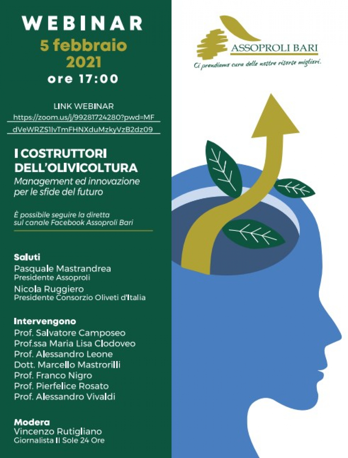 I costruttori dell'olivicoltura: un webinar dell'Assoproli