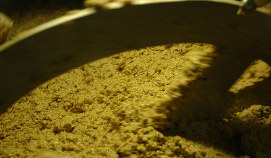 La solubilità dei fenoli nella pasta d'olive durante la gramolazione varia in base al momento della stagione