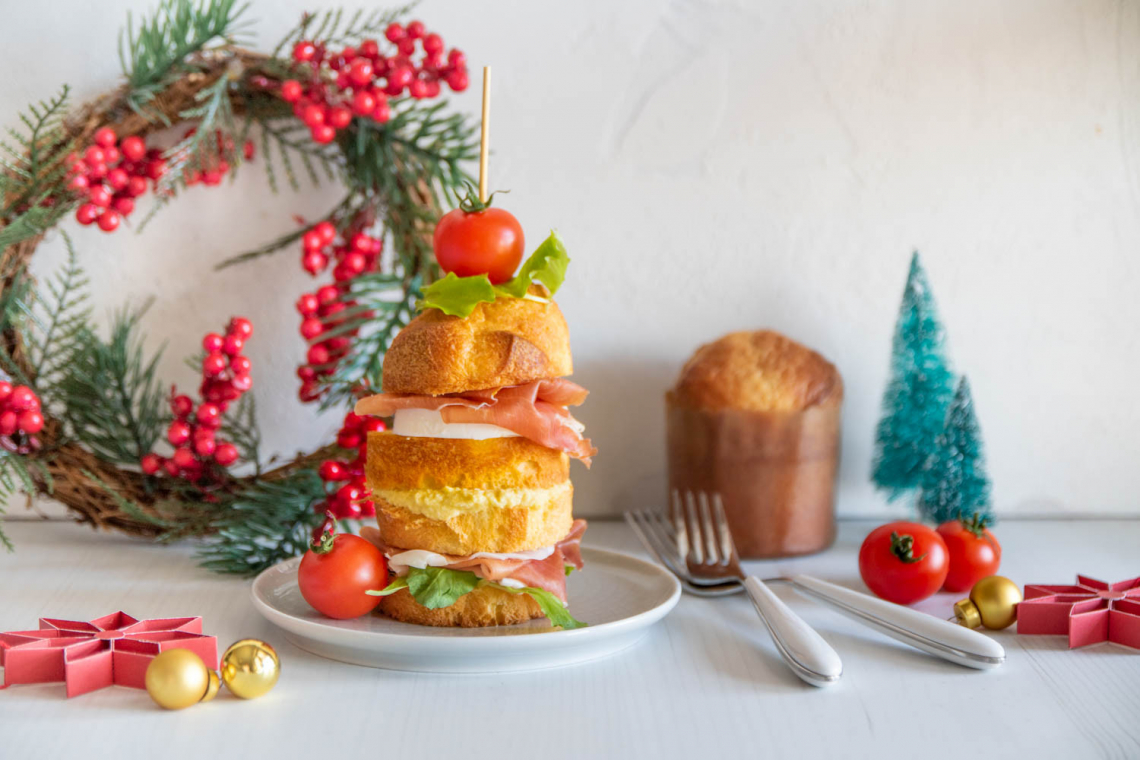 Per Natale un mini panettone gastronomico con Prosciutto di Carpegna DOP