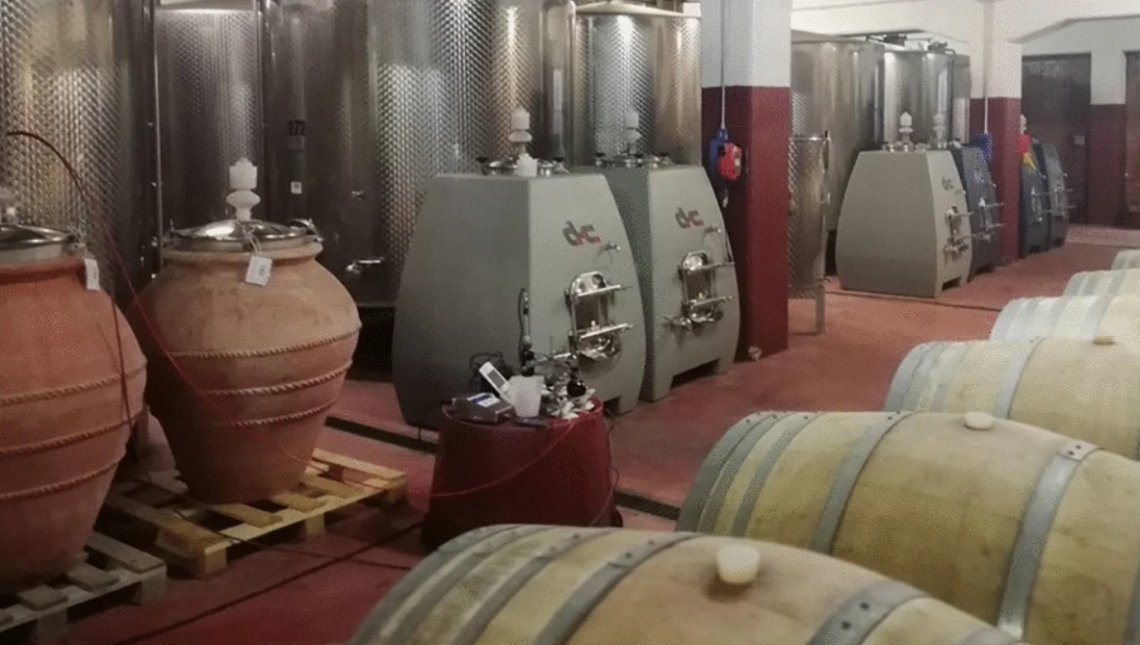 I cambiamenti nei parametri chimici e fisici di un vino Sangiovese durante l'invecchiamento di un anno in diversi materiali
