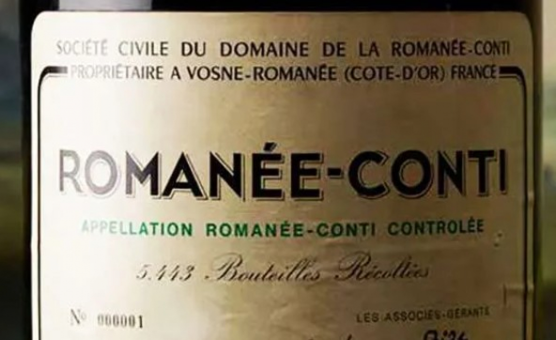Oltre 500 mila euro per una bottiglia di Romanée-Conti Grand Cru del 1945