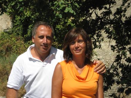 Maria Grazia Barone con il marito Arnaldo Caruso
