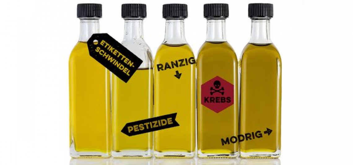 I consumatori tedeschi bocciano l'olio extra vergine di oliva che trovano nei supermercati