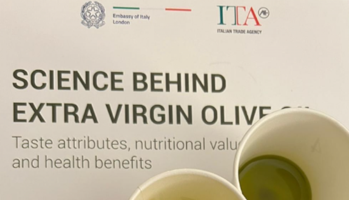 L'olio extra vergine di oliva italiano protagonista a Londra