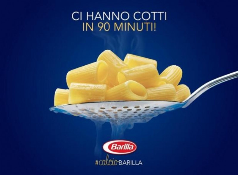 Anche la Barilla sfotte la Nazionale italiana